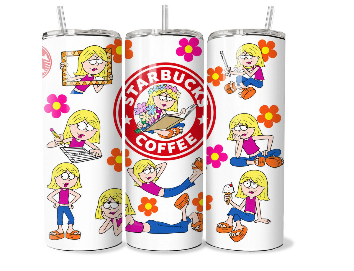 Lizzie McGuire Starbucks Coffee White 20oz Tumbler
