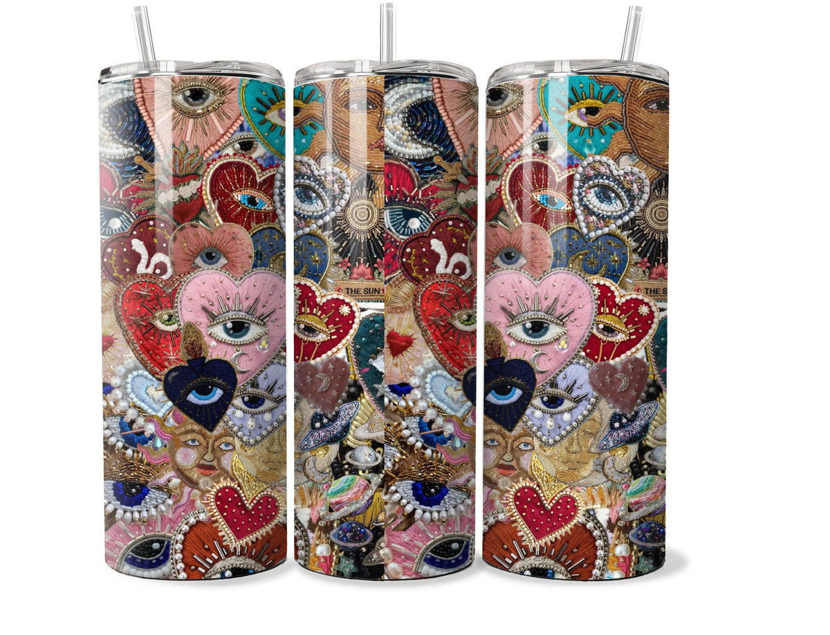 Evil Eye & Sacred Hearts 20oz Tumbler