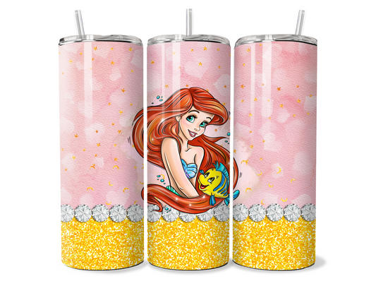 The Little Mermaid Stainless 20 oz Steel Tumbler