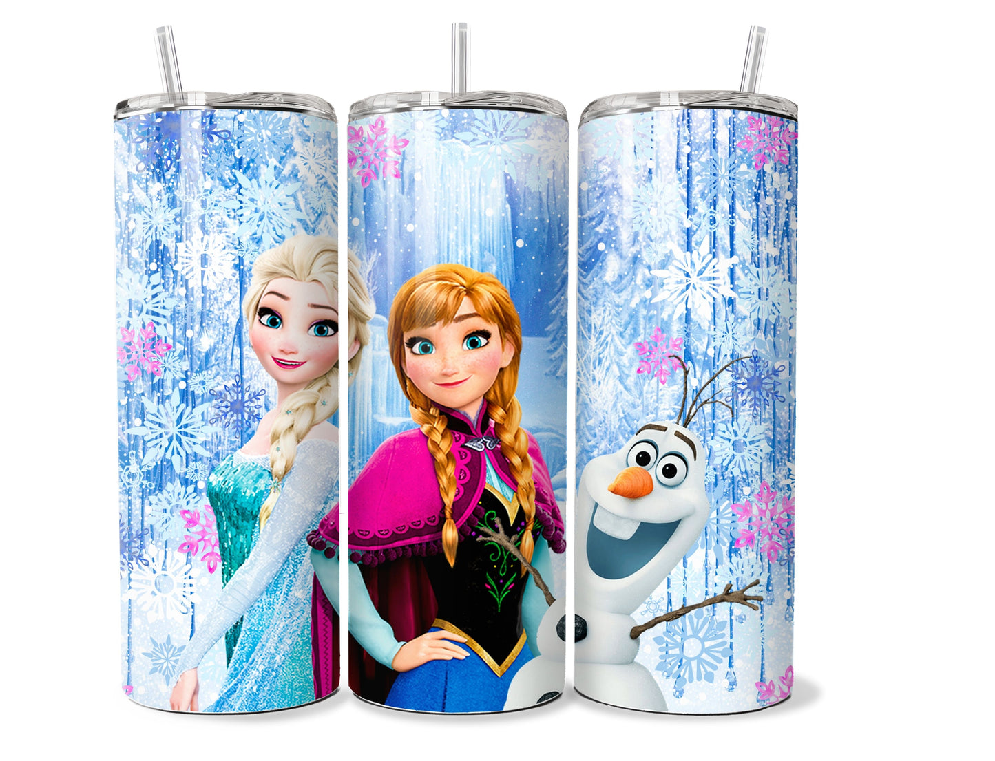 Frozen 20 oz Stainless Steel Tumbler