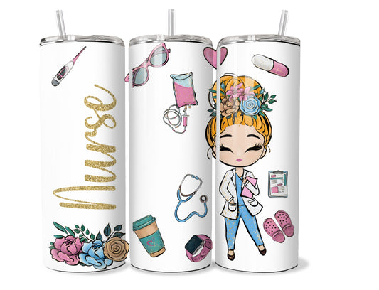 Best Nurse 20 oz Stainless Steel Tumbler