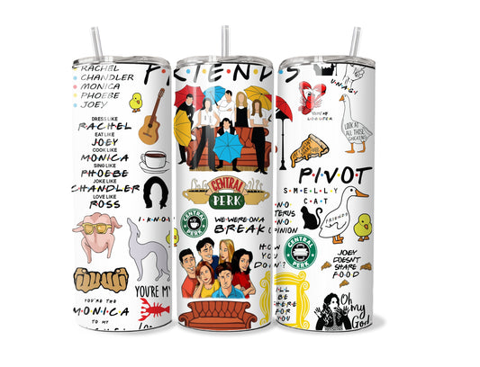 Friends 20 oz Stainless Steel Tumbler