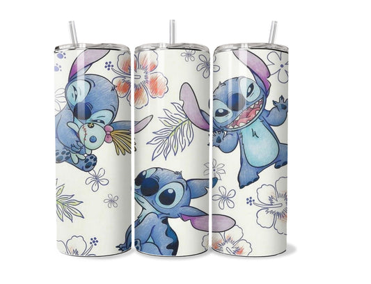 Stitch Leaves 20 oz Stainless Steel Tumbler