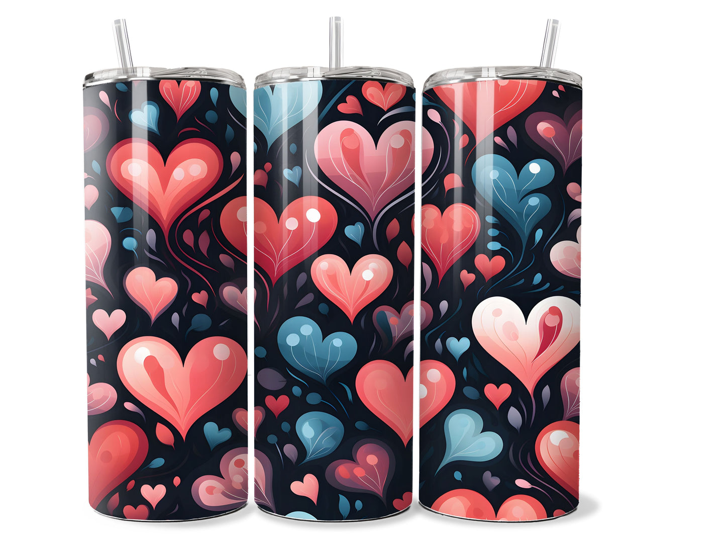 HeartCrafted Sipper 20 oz Stainless Steel Tumbler