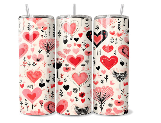 Cupid's Embrace 20 oz Stainless Steel Tumbler