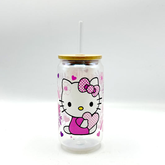 Hello Kitty Glass Tumbler