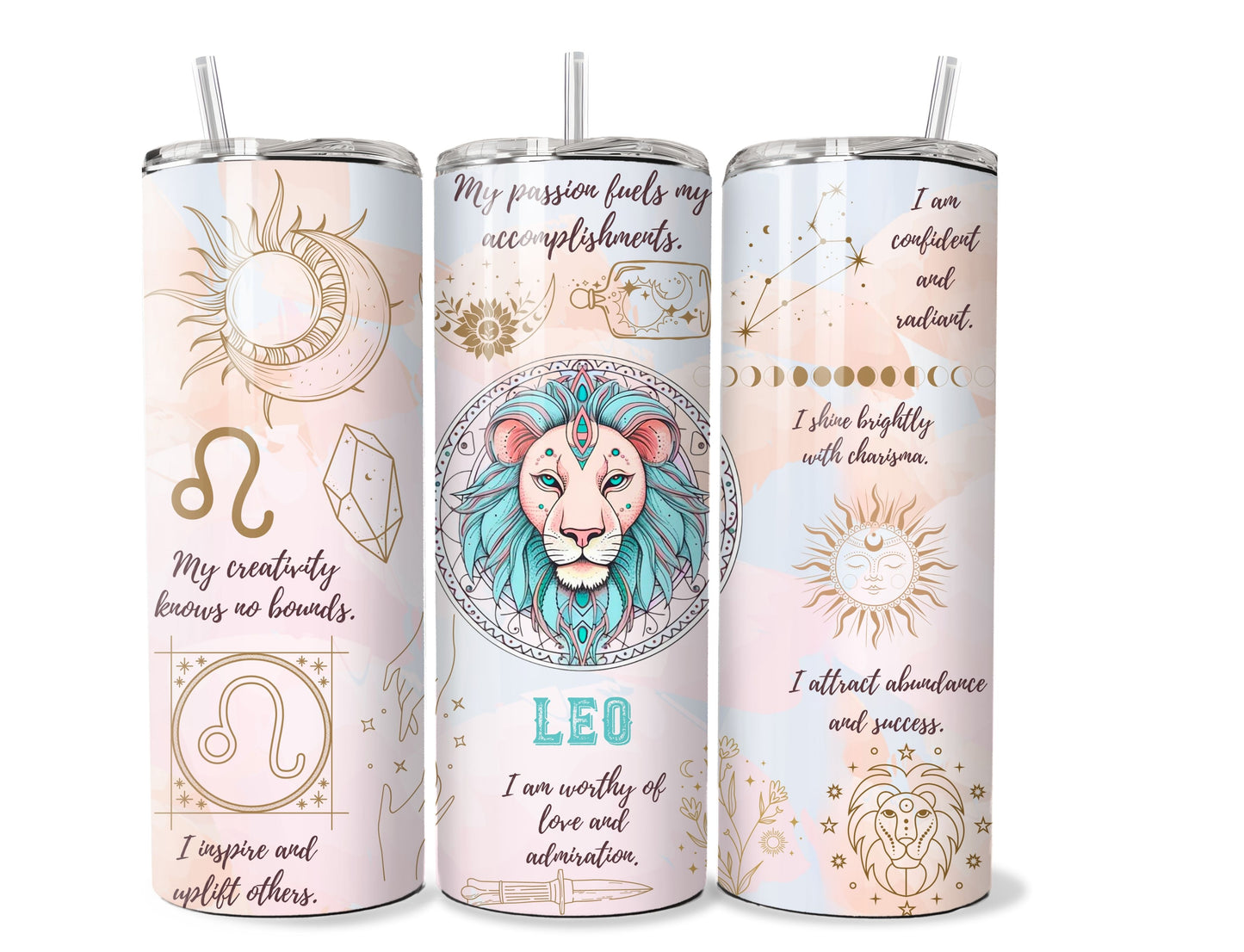 Zodiac Sign 20 oz Stainless Steel Tumbler