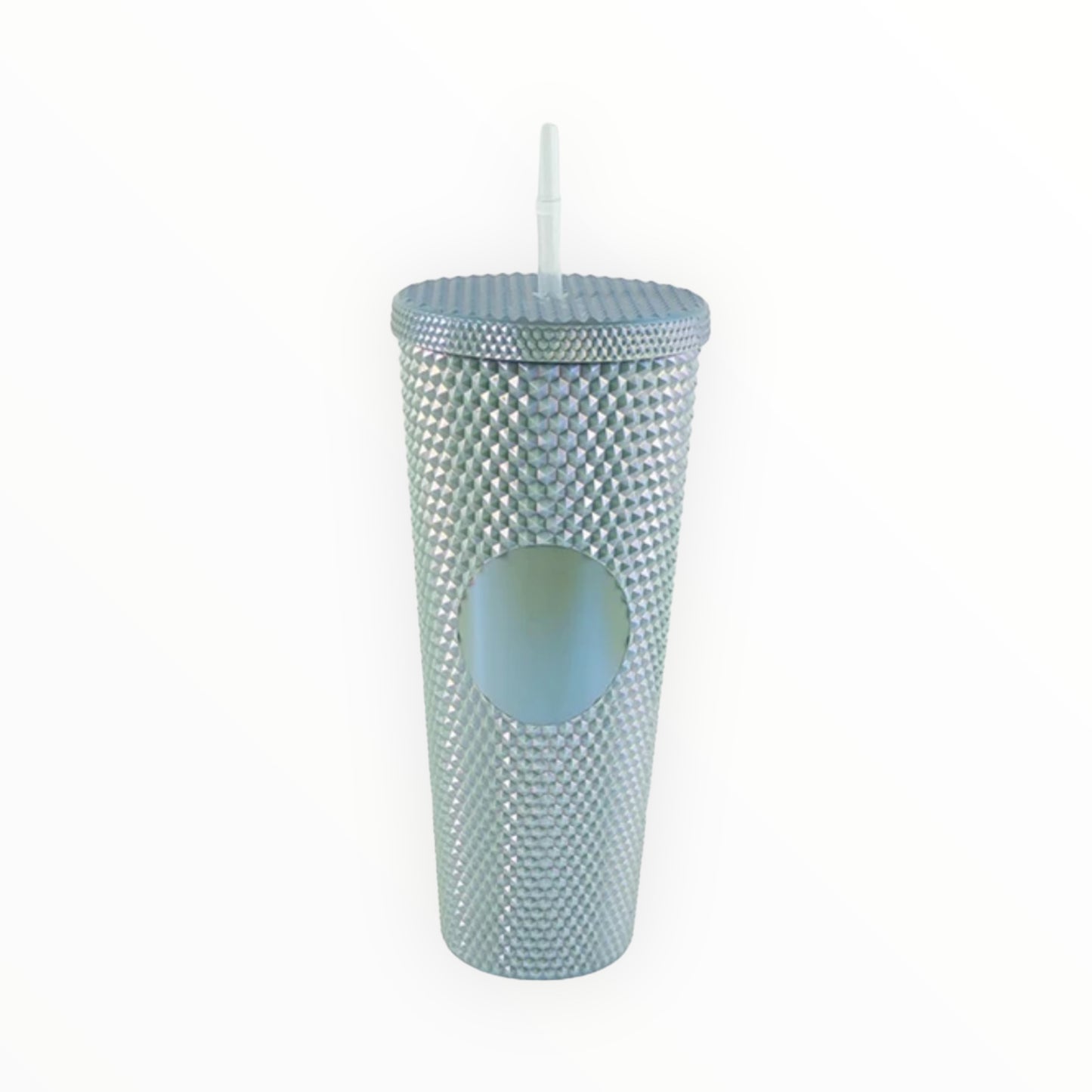 Customized Pearl Grey Tumbler