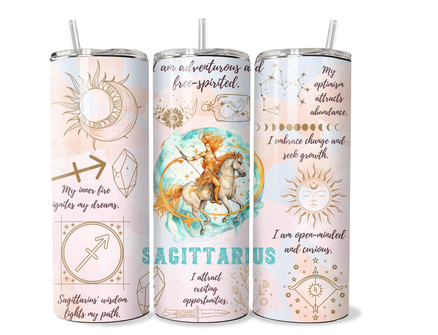 Zodiac Sign 20 oz Stainless Steel Tumbler