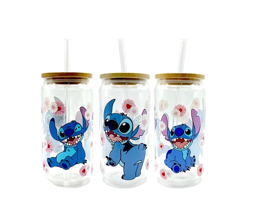 Stitch Glass Tumbler