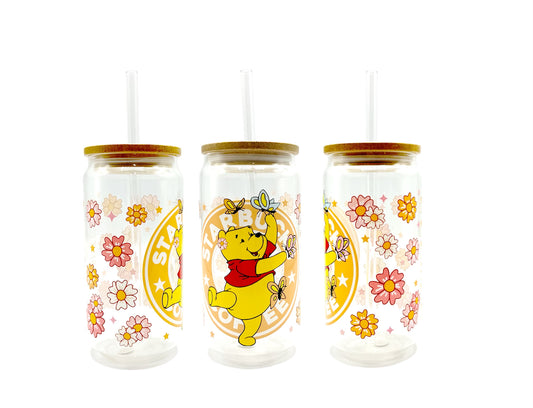 Winnie the pooh Glass Tumbler